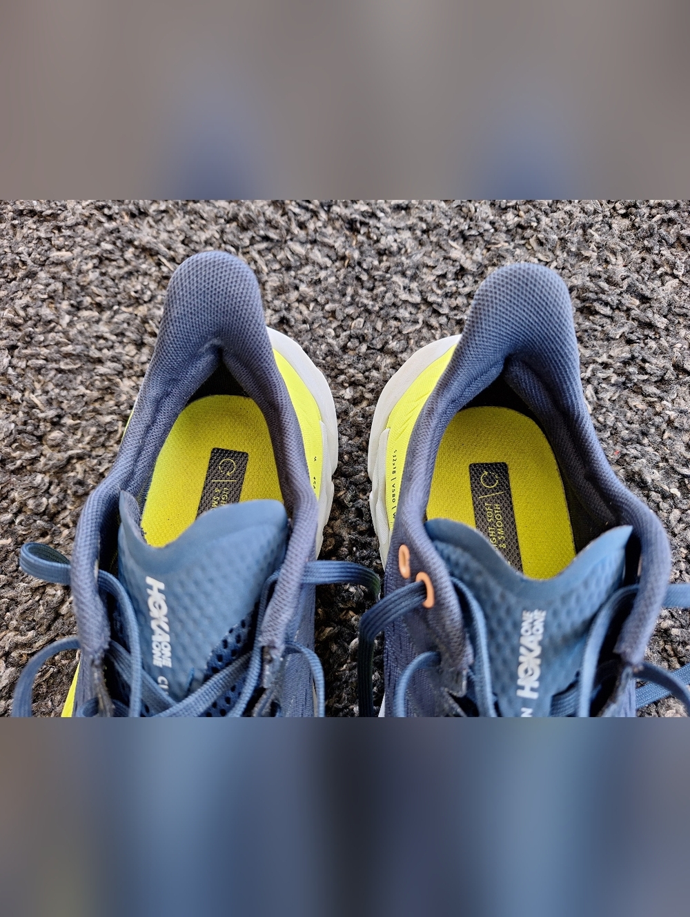 Hoka Clifton Edge Moonlit Ocean Navy Blue Sneakers Shoes Women Size 6.5 - Picture 8 of 12
